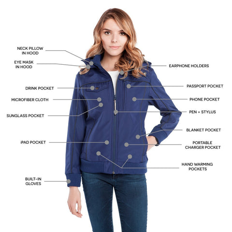 Baubax Travel Jacket - Bomber - Female