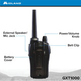 50 Channel GMRS Two-Way Radio - Up to 36 Mile Range