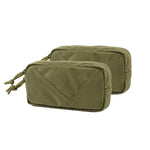 Mini Tactical Pack Hook-Backed EDC Pouch with Dual YKK Snag-Free Zippers