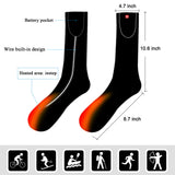 Electric Heated Socks Rechargeable Battery