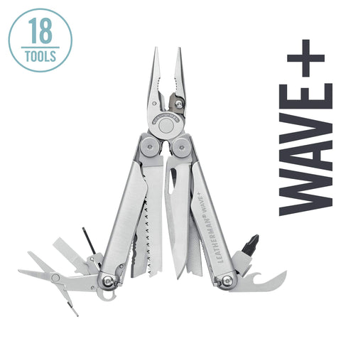 LEATHERMAN - Wave Plus Multitool with Premium Replaceable Wire Cutters and Scissors