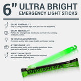 12 Ultra Bright Glow Sticks