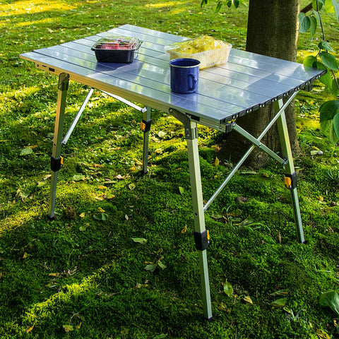 Camp Field Camping Table with Adjustable Legs