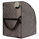 Portable Personal Sauna with FAR Infrared Carbon Panels, Heated Floor Pad, Canvas Chair