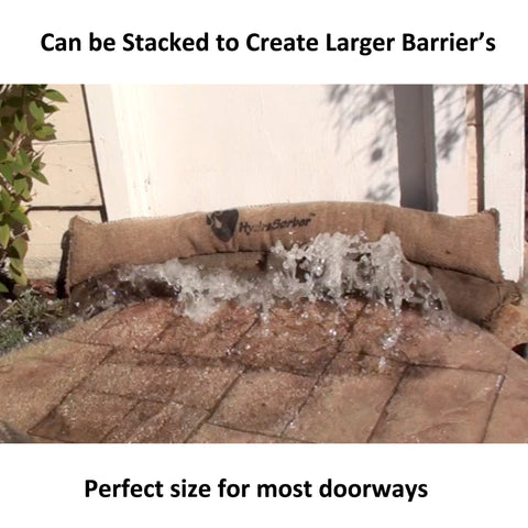 Sandless Sandbags - Water Absorbent Flood Barrier