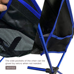 Outdoor Ultralight Portable Folding Chairs with Carry Bag Heavy Duty