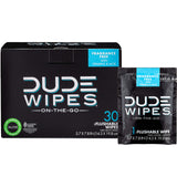 DUDE Wipes Flushable Wet Wipes