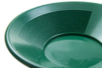 Green Plastic Gold Pan with Two Types of Riffles