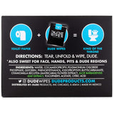 DUDE Wipes Flushable Wet Wipes