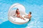 Inflatable Island Lounge with Canopy