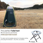 Pop Up Utilitent – Privacy Portable Toilet and Changing Room